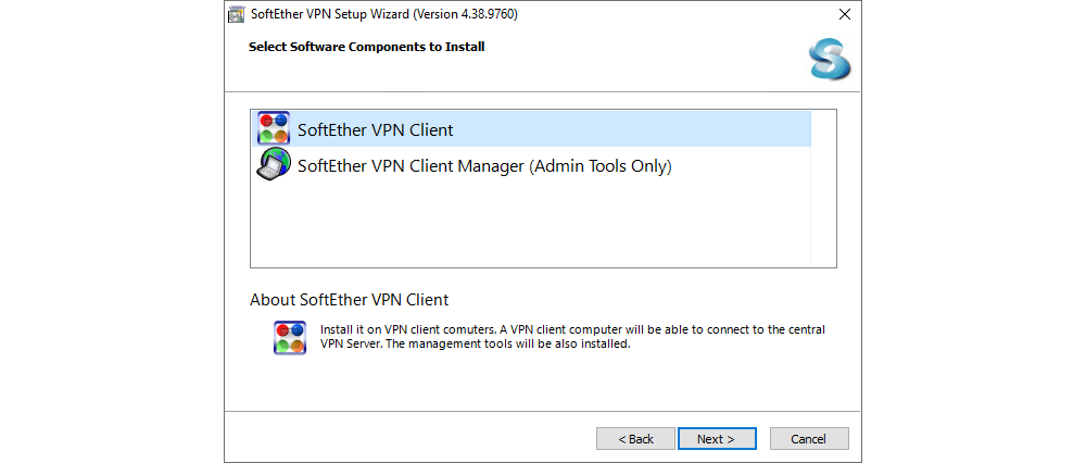 SoftEther VPN Client - Windows Installer - Screen 2