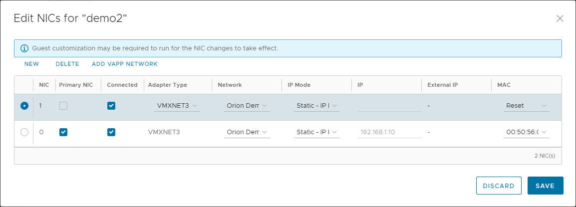 VM Details - Hardware