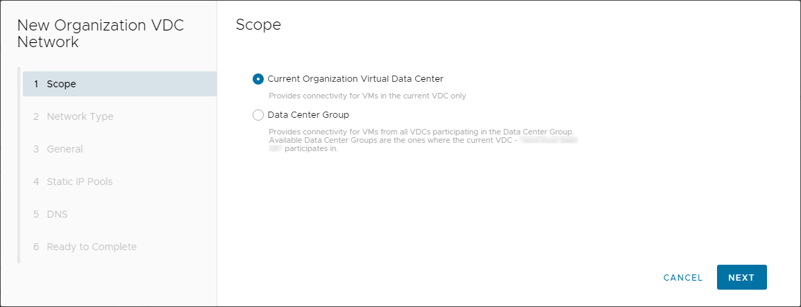 New Network - Scope