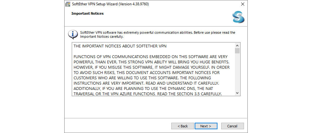 SoftEther VPN Client - Windows Installer - Screen 4