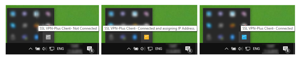 SSL VPN Client – Connection Status