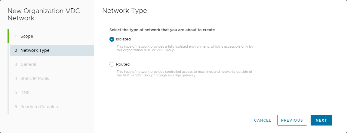 New Network - Type